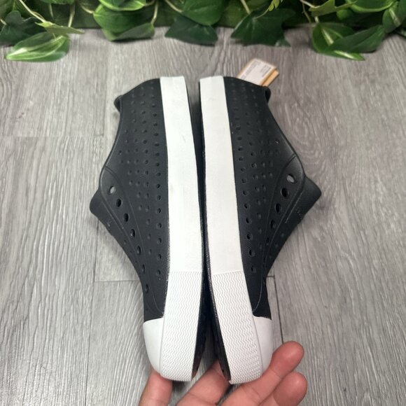 Native Jefferson Black Shell White Slip-On Water Shoes Men 5 Women 7 main image 8